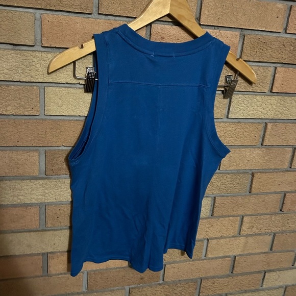 NWT Brooks Distance Running Graphic Sleeveless Tank Top Blue Ash Size XS - Picture 5 of 7
